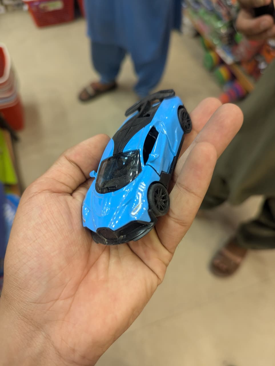 Blue Die-Cast Metal Toy