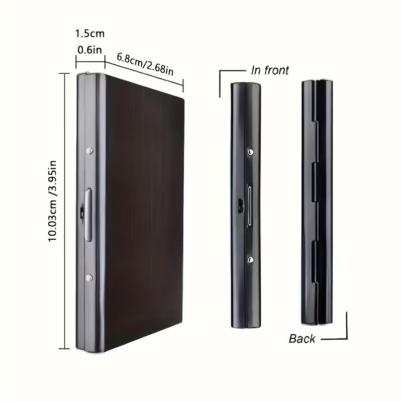 Stainless steel card holder