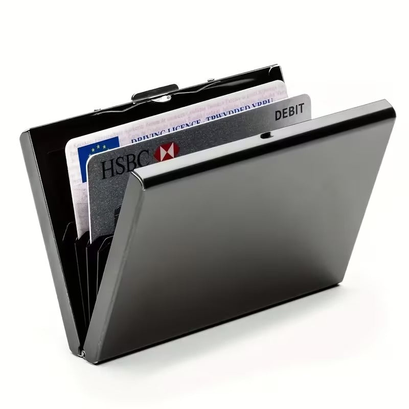 Stainless steel card holder