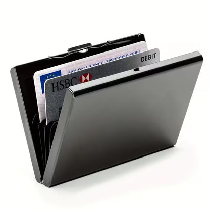 Stainless steel card holder