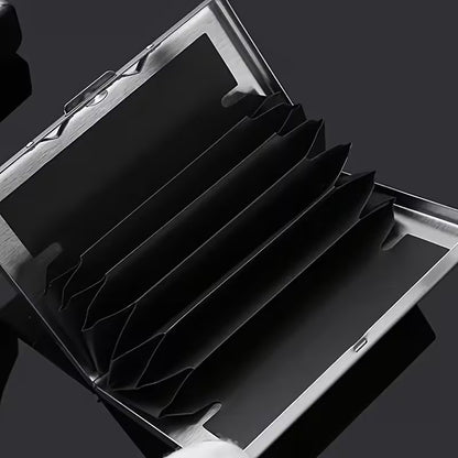 Stainless steel card holder