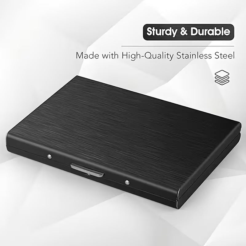 Stainless steel card holder