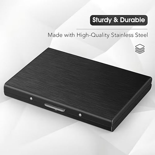 Stainless steel card holder